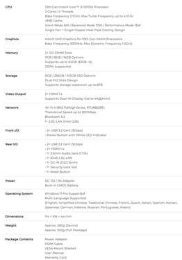 G3 Pro full specs