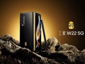 The Galaxy W22 5G supports a custom S Pen. (Image source: Samsung)