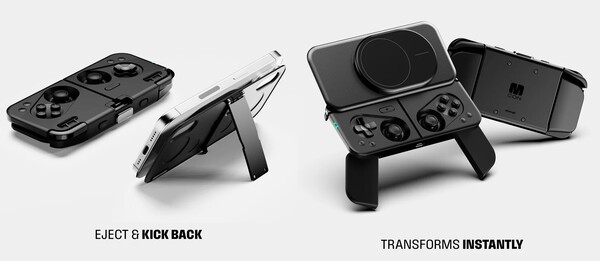MCON can be detached from the device and used like a regular controller. (Image source: Ohsnap)