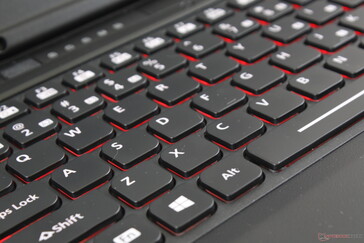Key feedback is softer than your traditional Ultrabook. Four levels of backlight come standard