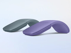 The new Surface Arc Mouse colors match those of the new Surface Pro 11 and Surface Laptop. (Image source: Microsoft)