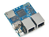 NanoPi R2S: A Raspberry Pi alternative that incorporates two Gigabit Ethernet ports. (Image source: FriendlyARM)