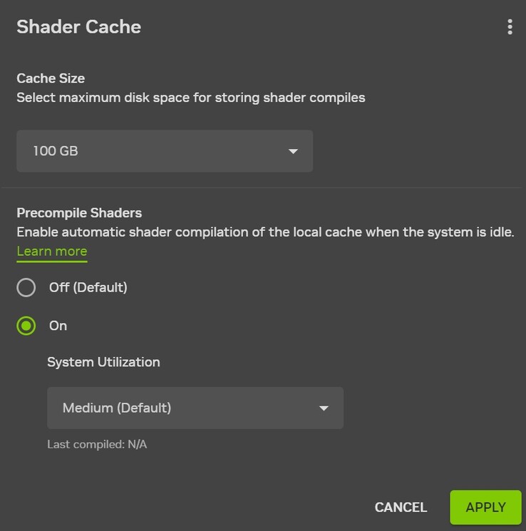 Nvidia ASC tool toggle.