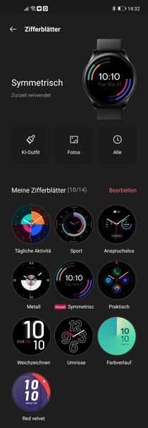 Alternative watch faces