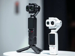 DJI Osmo Pocket 4P in pearl white.