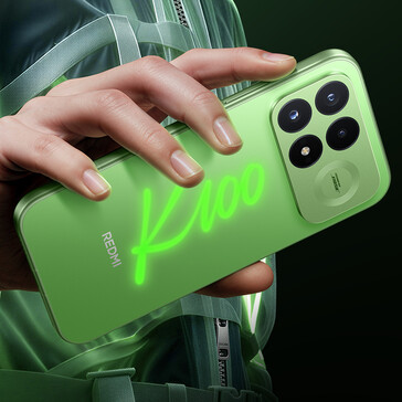 Redmi K100 Pro's green colorway.