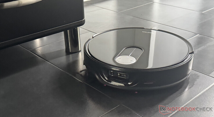 The Roborock Qrevo Slim during test use