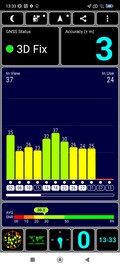 GPS signal (outdoors)