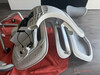 It's starting to look like an office chair—even if it's still upside down.