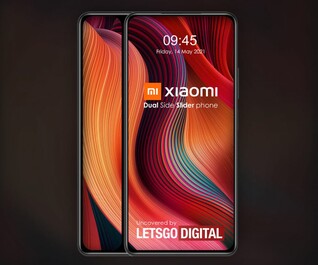 Xiaomi dual side-slider phone render. (Image source: LetsGoDigital)