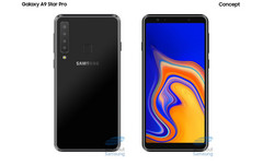 A concept render of the forthcoming Galaxy A9 Star/Pro. (Source: All About Samsung)