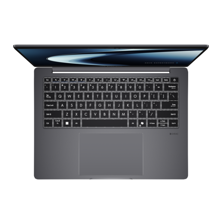 Asus ExpertBook P3 keyboard (image source: Asus)