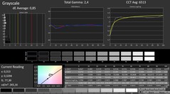 CalMAN: grayscale (calibrated)