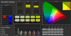 CalMAN saturation - pre-calibration