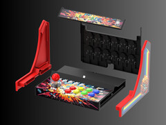 iMP Mini Arcade Pro shown disassembled (Image source: iMP Gaming PR)