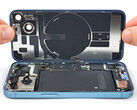 The iPhone 14 can be opened up from either side, unlike older models. (Image source iFixit)