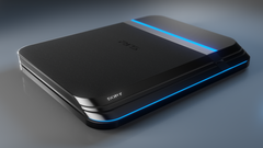 Sony hasn't divulged what the real PS5 looks like yet. (Image source: Future)