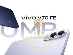 The Vivo V70 FE in two colours.