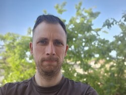 Selfie on the Samsung Galaxy Tab S6 Lite 2024
