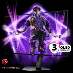 The AGON PRO AG276QZD2 is now available internationally. (Image source: AOC)