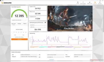 3DMark Fire Strike when running on battery power