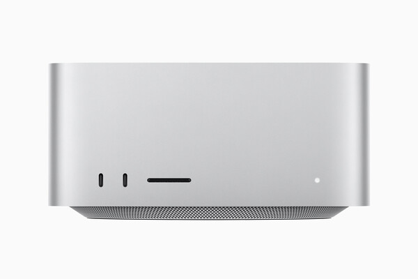 Meet the Mac mini's bigger and bulkier cousin, the Mac Studio. (Image source: Apple)