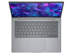 The HP ZBook 8 14 has a sizeable touchpad and up to a 2.5K, 120 Hz display.