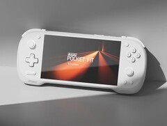 The Konkr Pocket Fit (Elite) in white. (Image source: Ayaneo)