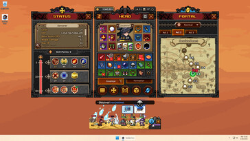 Pictured: A gameplay screenshot from TBH: Task Bar Hero.