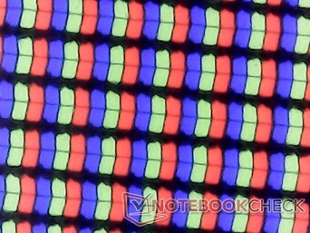 Crisp RGB subpixel array