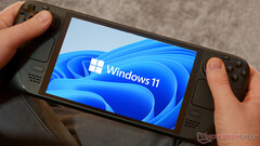 Steam Deck OLED gets official Windows drivers (Image source: Notebookcheck - edited)