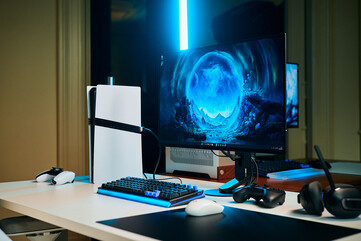 The Sony Inzone M10S II features a compact, sleek stand design paired with a matte panel finish, making it a natural fit for premium desktop gaming and console setups.