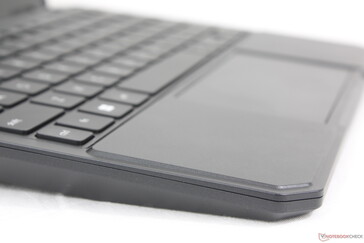 Thick keyboard base optimal for a better typing experience