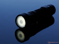 What we can't recommend in higher illumination modes: … (photo: Andreas Sebayang/Notebookcheck.com)