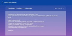 PlayGalaxy Link betas are now available on Galaxy S10 phones. (Source: SamMobile)