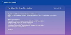 PlayGalaxy Link betas are now available on Galaxy S10 phones. (Source: SamMobile)