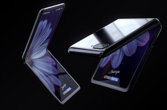 Renders of the Galaxy Z Flip. (Source: LetsGoDigital)