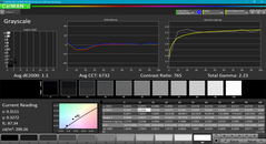 Grayscale before calibration