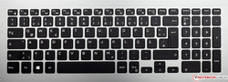Keyboard of the Dell Inspiron 17 7773