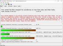 Maximum latency after 10 seconds of Prime95