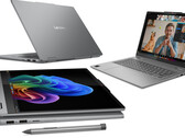 Lenovo has officially updated its mid-range convertible laptop with the new 8-core Qualcomm Snapdragon X Plus SoC. (Image source: Lenovo - edited)