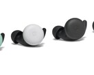 Google's Pixel Buds now come in white, mint, orange and black. (Image: Google)