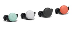 Google's Pixel Buds now come in white, mint, orange and black. (Image: Google)