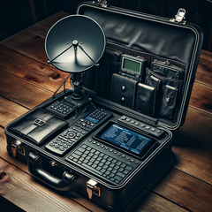 Elon Musk and SpaceX have denied any claim that Russia is receiving Starlink equipment via official channels. (Image source: DALL·E 3 generated)