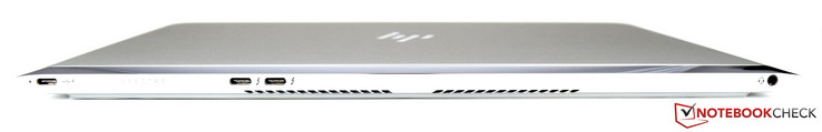 Rear: 1x USB Type-C Gen.1, 2x USB Type-C Gen.2 + Thunderbolt 3, 3.5-mm combo audio