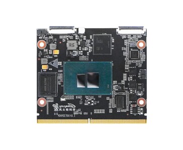 The Youyeetoo K1's standalone compute module carries the Intel N100, memory and eMMC storage, with a SO-DIMM-style edge connector