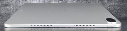 Left case side (on/off button, speaker)