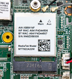 WLAN module in the Geekom A7