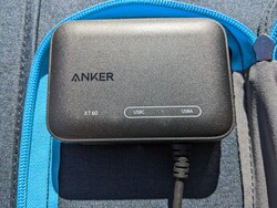 Devices can be charged directly at the panel via USB-A and USB-C with a maximum of 15 watts