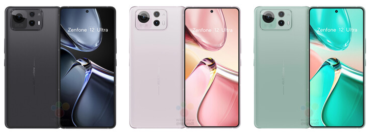 Leaked color options of the Zenfone 12 Ultra (Image source: Roland Quandt)